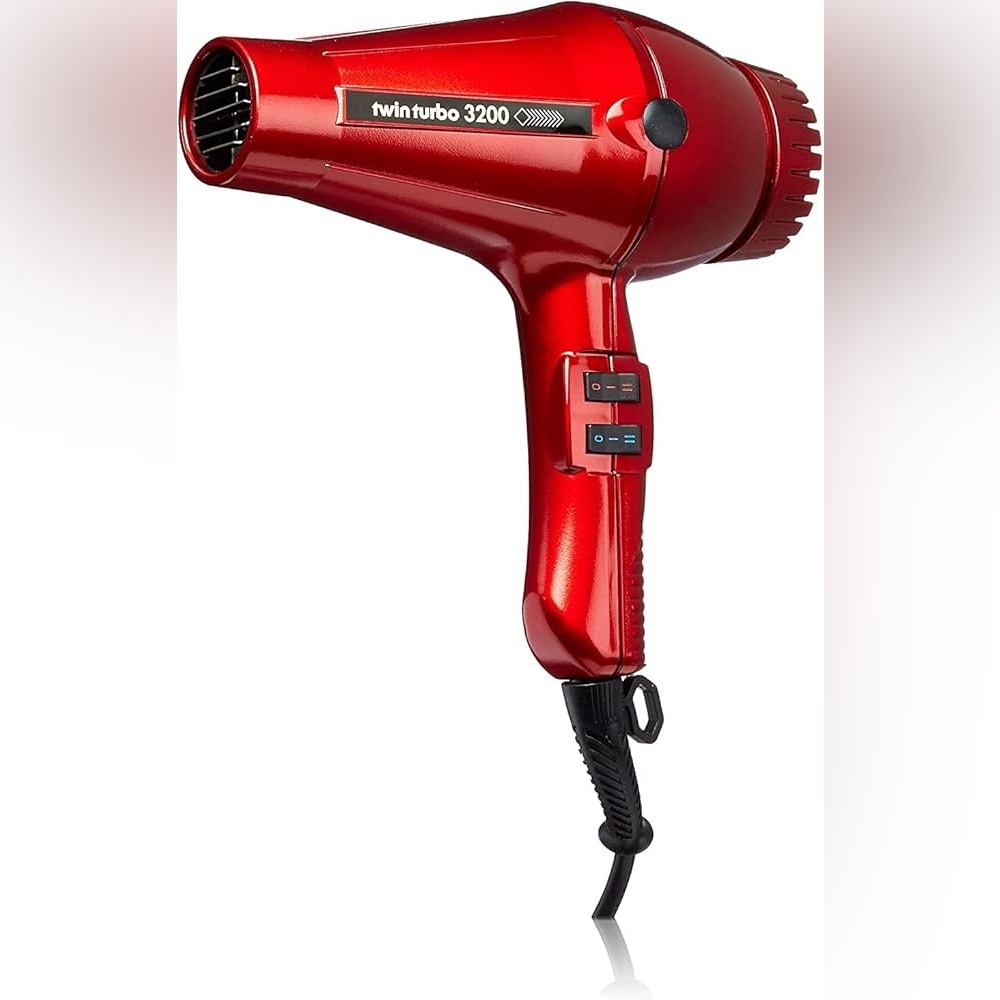 3200 Twin Turbo Professional Red Hair Dryer - Picture 11 of 11